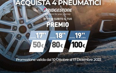 Promozione Bridgestone Winter 2022 a Roma