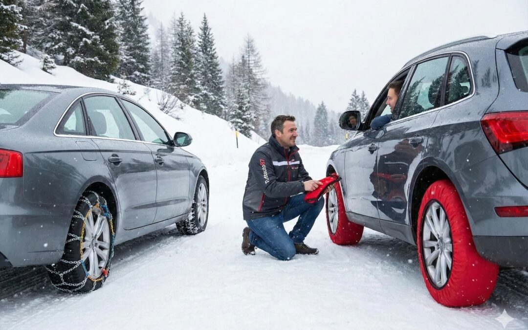 Neve in Strada a Roma: Guida a Obblighi, Sanzioni e Calze da Neve EASY KIT