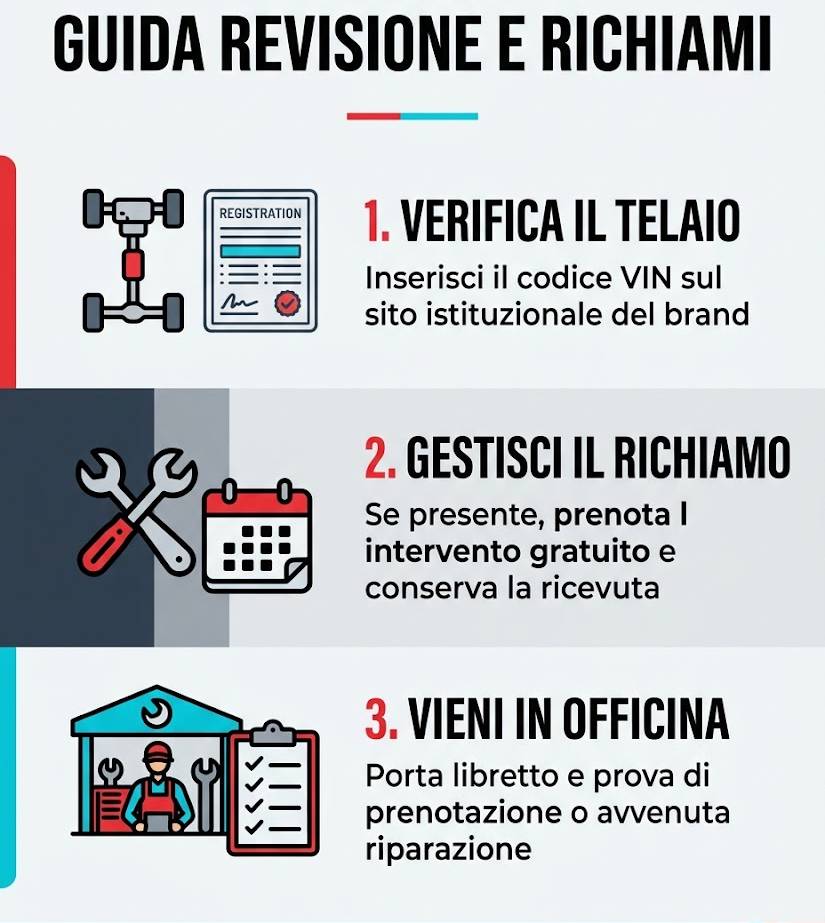 guida in 3 step per la gestione del richiamo